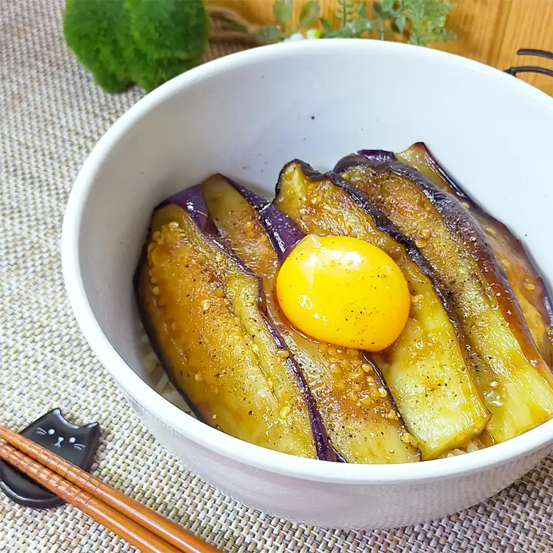 なすの蒲焼き丼 アイキャッチ