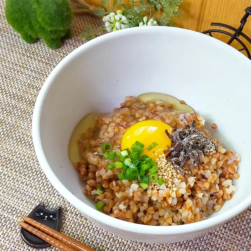 そばの実の冷製卵かけご飯 アイキャッチ